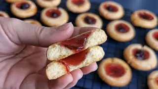 ПЕСОЧНОЕ ПЕЧЕНЬЕ С ДЖЕМОМ ★ Ароматное и хрустящее печенье к чаю