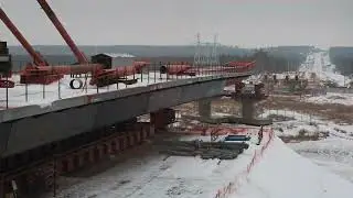 «АО «ДСК АВТОБАН»: таймлапс строительства обхода Тольятти (часть 1)