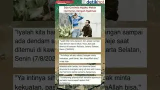 Hubungan Jeje & Syahnaz Harmonis 