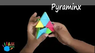 Pyraminx Solving | পিরামিক্স সমাধান | Kids' Crafts by Ishraq