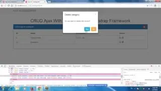 Ajax CRUD & Codeigniter -- How to delete ajax with codeigniter & bootstrap