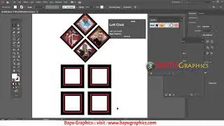 Design Diamond Photo Grid using Split into Grid and Offset Path in Adobe Illustrator