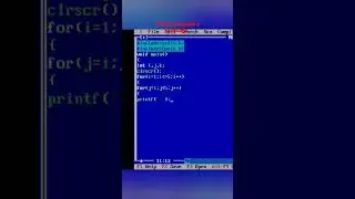 pattern program in c language | c programming language | 