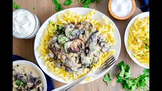 Mushroom Stroganoff