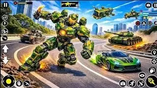Army Robot Transformation Car Gameplay Powerful Weapon Unlock Robot Fight Wow Game ...