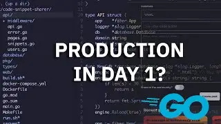RAPIDLY Building Full Stack Apps in Golang
