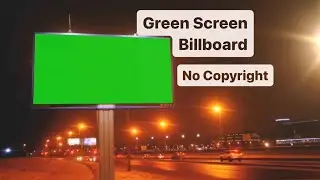 Green Screen Billboard No Copyright - #Billboard #GreenScreen