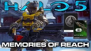Halo 5 - Jorge's Chaingun, Noble Team Armor, Threat Marker Attachment! (Memories of Reach)