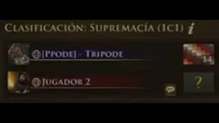 AOE3 - 1v1 ranked - gano una partida despues de tiempo