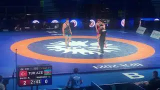 Греко-Римская борьба.Чемпионат Мира 2021.Финал 130кг.Сархан Маммадов (Азе..)-Мухаммет Бакир (Турция)