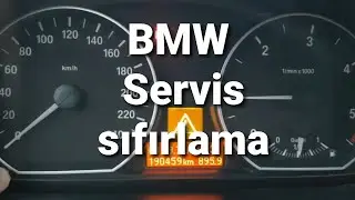 Bmw servis sıfırlama / bmw servis ısıgı söndürme / bmw 1 serisi / 1 er bmw service zurückstellen