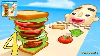 Sandwich Runner - Gameplay Mobile Game Walkthrough All Levels Android Ios Part 4