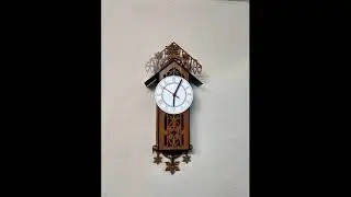 dekoratif ahşap saat yapımı decorative wooden clock making  , lazer kesim