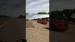 When H2’s taunt Supercars 😂🔥💨 #kawasaki #H2 #Tesla #modelsplaid #superbikes #supercars