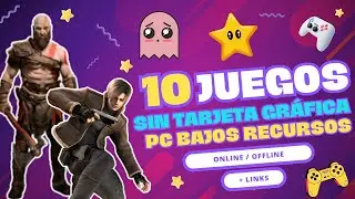 10 juegos para PC de Pocos Recursos Que No Requieren Tarjeta Gráfica 🚀 + LINKS