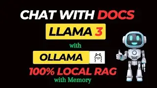 Chat with Docs using LLAMA3 & Ollama| FULLY LOCAL| Ollama RAG|Chainlit #ai #llm #localllms