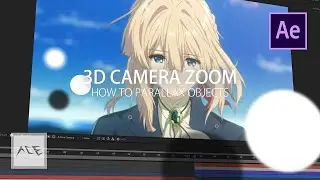 After Effects AMV Tutorial - 3D Camera Zoom   Object Parallax Technique