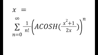 ACOSH Taylor Maclaurin SERIESSUM LINEST POLYNOMIAL REGRESSION Google Sheets or Excel