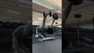 BEST TRICEP EXERCISE | DUMBBELL SKULLCRUSHER