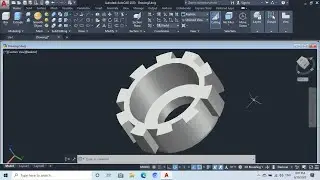 3d geometry practice in AutoCAD. Magic AutoCAD 2020.