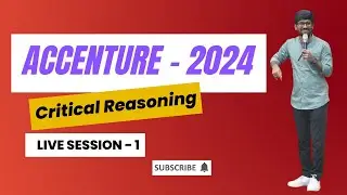 Accenture Aptitude Preparation Live Session - 1