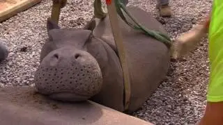 Hippo Exhibit getting Finishing Touches - Cincinnati Zoo