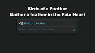Gather a feather in the Pale Heart - Destiny 2 Final Shape