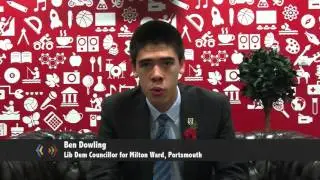 Portsmouth VideoTalks: Ben Dowling, Liberal Democrats- Free Education