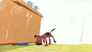 Озвучивание мульта звуковыми эффектами. Пёс и еда
