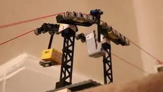Lego chairlift/ski lift/modell einer Seilbahn aus lego/Teleseige (Caution- in desc)