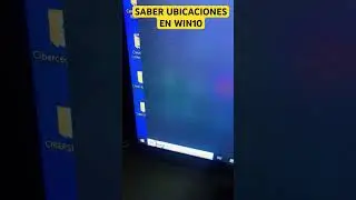 Cómo saber la ubicación de archivos o carpetas en windows 10. #shorts