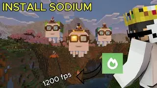 How to Download Sodium Mod In Minecraft Java edition|| 1.21.8 Latest Version