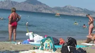 Крым.Орджонекидзе . Пляж 2024