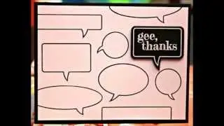 10 Quick & Easy Cards video#99 using Word Bubbles Framelits
