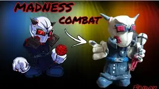MADNESS COMBAT  Маг Агент (Mag Agent) Torture из пластилина. 