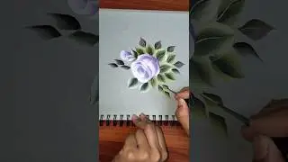 Easy One Stroke Painting | Acrylic Painting #shorts #painting