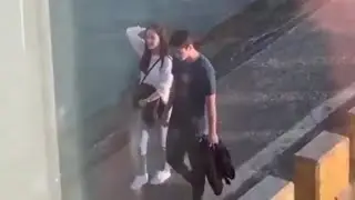 아이린 신승호 목포 부둣가 산책