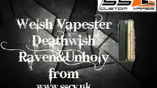 Deathwish Raven Mech & Unholy RDA Kit review by Welsh Vapester device from SSCV