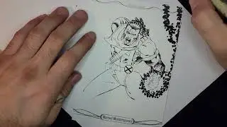 Marvel Masterpieces XL Inks | Wolverine - Bishop - Marverick - Forge | X-Men