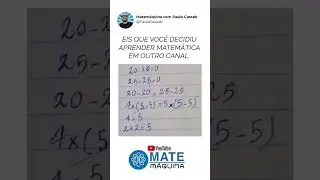 impossível descobrir qual o erro! #matematica #enem