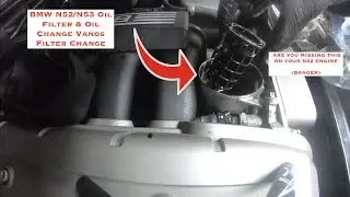 BMW N52/N53 How To Change Oil Filter & Oil......  BEWARE This Part Will Kill Your N52 ENGINE !!!!!