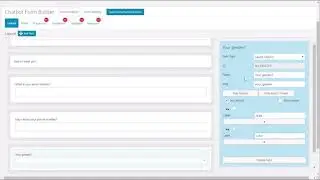 Create conversational forms for the WPBot