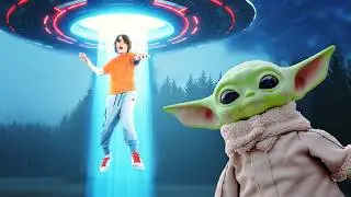 Baby Yoda & Outer Space Adventures! (Fun Squad Compilation Video)
