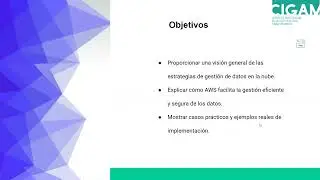 "Estrategias Eficientes para la Gestión de Datos en la Nube con AWS | Webinar Completo"