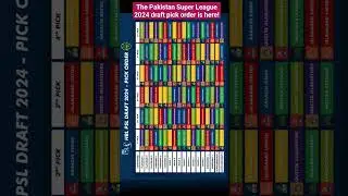 The Pakistan Super League 2024 draft pick order is here!#PSL9draftpickorder #PSL2024 #PSL9 #HBLPSL9