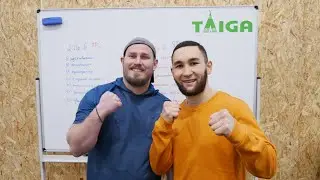 Денис Кинцурашвили. Боксерский проект Лига Первых. Тренировка в Тайга