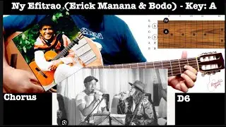 Ny Efitrao (Erick Manana & Bodo) - Guitar Tutorial 2/3 (Demo - no vocal)
