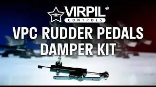 VPC Rudder Pedals with Damper Kit | VIRPIL Controls