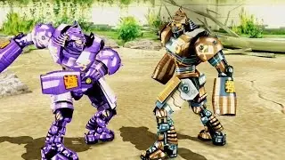 REAL STEEL WRB-NOISY BOY vs ATOM & SIX SHOOTER & TWIN CITIES (ЖИВАЯ СТАЛЬ)
