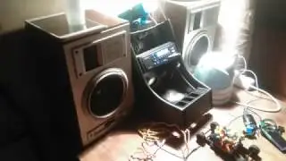 Handmade boombox